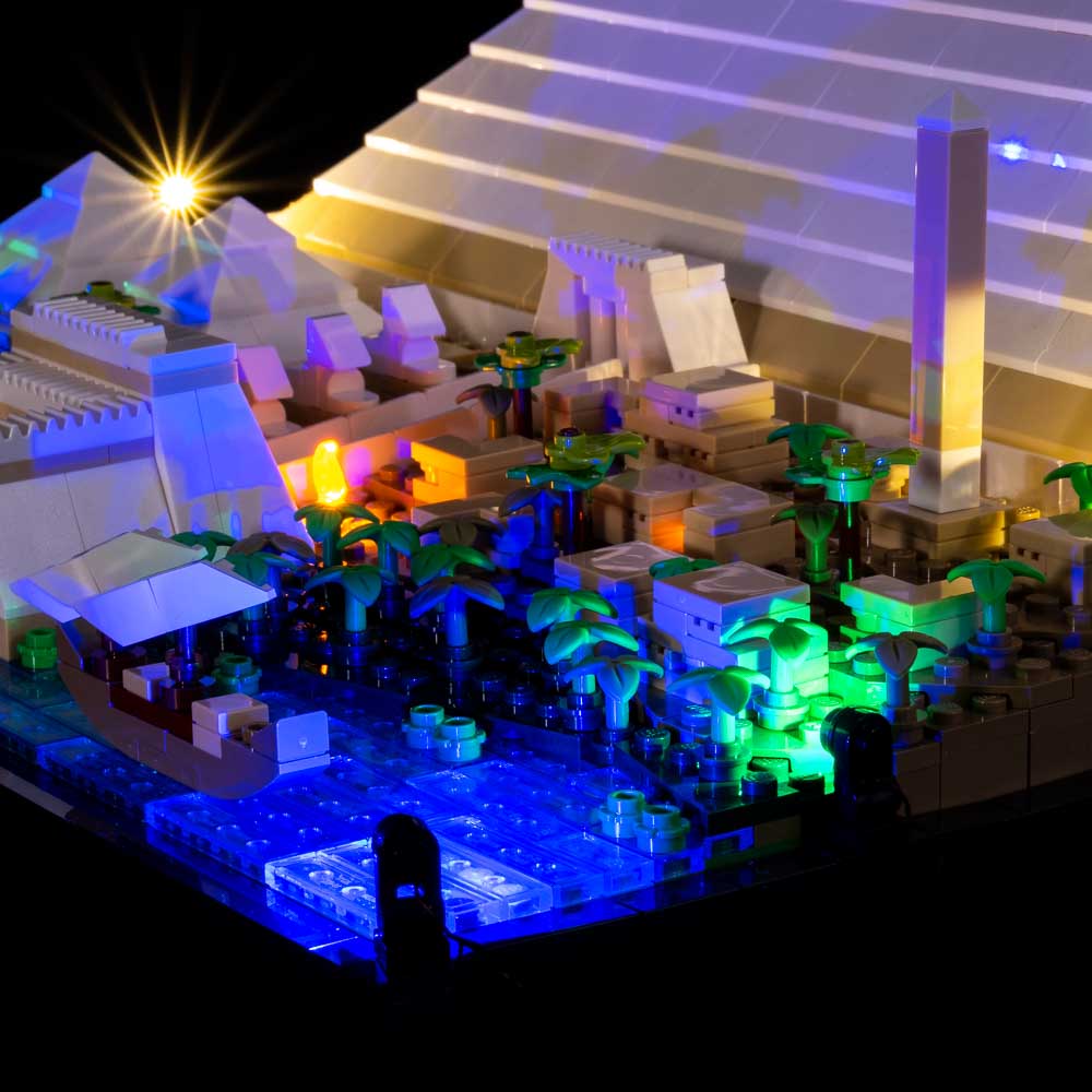 1.0 Light Kit for LEGO Great Pyramid of Giza #21058