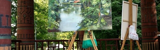 Amazing plein air painting
